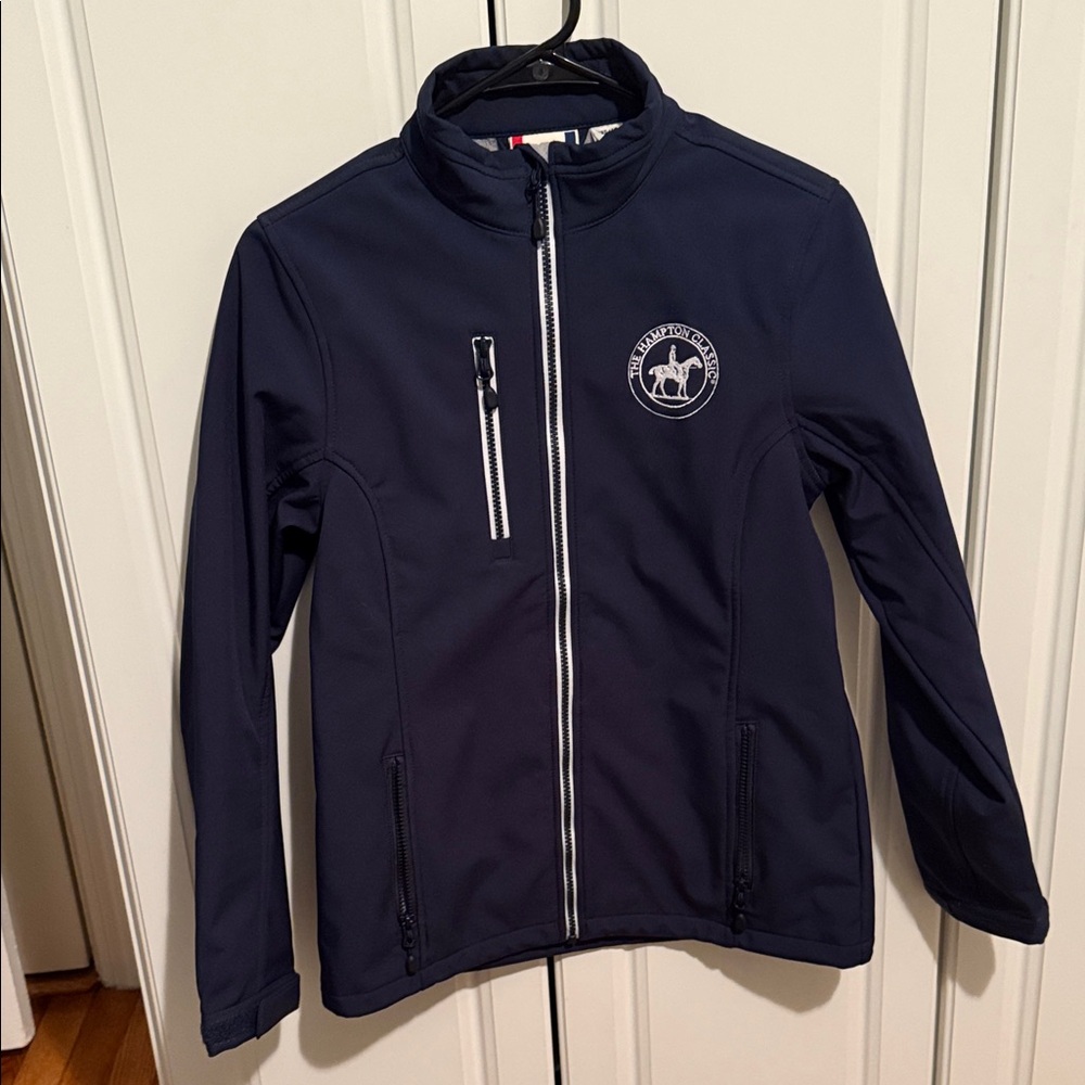 The Hampton Classic Navy Softshell Jacket